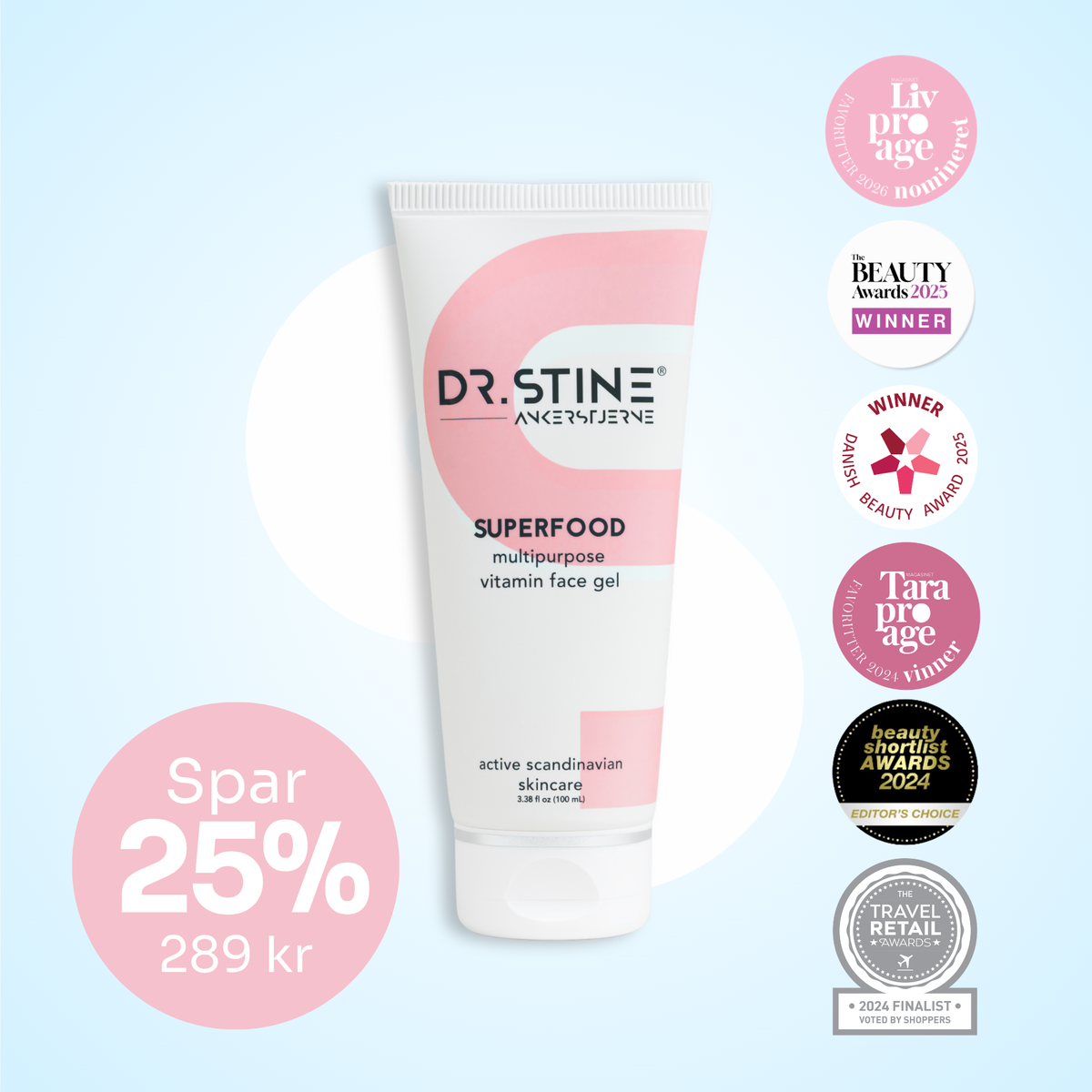 SUPERFOOD multipurpose vitamin face gel XL
